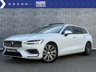 Volvo V60 2.0 T6 Recharge AWD Inscription Adaptieve Cruise Control en Blind Spot Information System | Panoramadak | 360 Camera | Head Up display | Verw. voorstoelen, achterbank en stuurwiel | Trekhaak