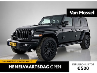 Jeep Wrangler Unlimited 4xe 380 80th Anniversary | Navigatie | Hardtop | Leder | Camera | Stoel/Stuur verwarming | Alarm | LMV 20"| Parkeersensoren | Bumpers in kleur |