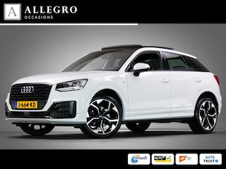 Audi Q2 30 TFSI S-Line Edition (SCHUIF-/KANTELDAK, LED-KOPLAMPEN, AFGEVLAKT STUURWIEL, SPORTSTOELEN HALF LEDER, NAVIGATIESYSTEEM)