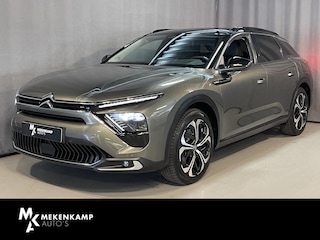 Citroën C5 X 1.6 Plug-in Hybrid Shine 19''/Leder + memory/Dodehoek/Head-up display/Keyless/Stuur+stoelverwarming/Voorruitverwarming/DAB+/Camera