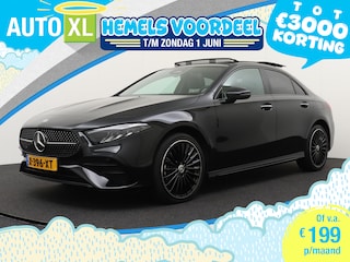 Mercedes-Benz A-klasse 250e AMG Pano-dak Adapt. Cruise 19' LMV Dodehoek