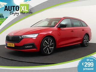 Skoda Octavia Combi 1.0 TSI 110 Aut. Sportline Trekhaak Adapt. Cruise Sportstoelen 18' LMV 2K