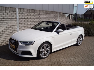 Audi A3 Cabriolet 1.4 TFSI Sport S Line Edition Half Leder Sportst Stoelverw Navi Audi Drive Select Clima Cruise x PDC LMV NL Auto