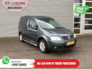 Volkswagen Caddy 1.9 TDI 105 pk BPM VRIJ! Leder/ Sidebars/ PDC/ LMV/ Cruise/ Trekhaak/ Airco