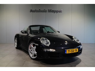 Porsche 911 997 Carrera 4S Cabrio Galvanozilver Interieur | Sport-chrono-Plus | Bose | Xenon | PDC |