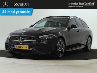 Mercedes-Benz C-klasse Estate 300 e AMG Plug-In Hybride | AMG Line Advanced Plus | Night Pakket | Panorama Schuif-Kanteldak | Distronic | Stuur en Stoelverwarming | Inclusief 24 maanden MB Certified garantie voor Europa.