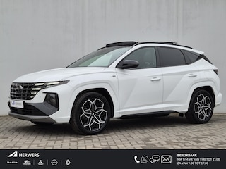 Hyundai Tucson 1.6 T-GDI PHEV Plug-in N Line Sky 4WD Automaat / Achteruitrijcamera / Apple Carplay Android Auto / Glazen schuif- en kanteldak / Trekgewicht 1350 Kg / Stuur- en Stoelverwarming / Elektrisch bedienbare stoelen - achterklep /