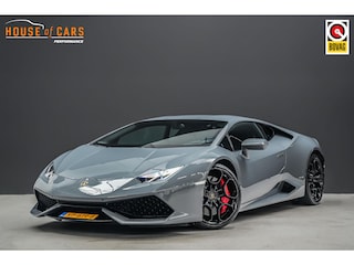 Lamborghini Huracán 5.2 610pk V10 LP610-4 |lift|keramisch|elek. stoelen|camera|bluetooth|DAB|stoelverwarming|20" lichtmetalen velgen|
