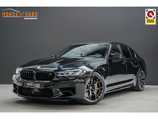 BMW 5-serie 780pk Competition xDrive |keramisch|custom sportuitlaat|KW verlagingsveren|track pack|carbon dak|HUD|laser LED|Harman & Kardon|memory|massage|360 camera|Apple Carplay|blind spot|