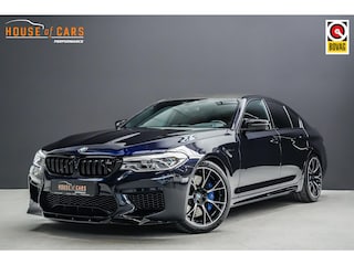 BMW 5-serie 625pk Competition xDrive |carbon dak|Bowers & Wilkins|soft close|360 camera|sportuitlaat|luxe lederen bekleding|memory|HUD|stoelverwarming en ventilatie|20"|elek. achterklep|