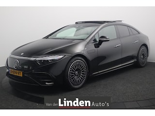 Mercedes-Benz EQS 450 AMG Line 118 kWh | Hyperscreen | Panoramadak | Nightpakket | Luchtvering | 21'' Velgen
