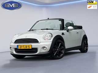 Mini Cabrio Cabrio 1.6 Chili cabrio, lederen interieur, parelmoer wit, Nederlandse auto met nationale auto pas