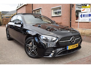 Mercedes-Benz E-klasse 300 e AMG Line PANO DAK/ADAP CRUISE/SFEERVERL/LEDER/MBUX/TREKH/MATRIX LED/NAVI/CAMERA 360gr/CARPLY/PDC V+A