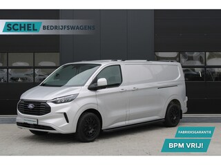 Ford Transit Custom 320 2.0 TDCI L2H1 Limited 170pk - 2x Schuif - Stoel/Stuurverwarming - ACC - Sidebars - 1+1 stoel opstelling - Opvouwbare dakdrager - Rijklaar