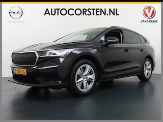Skoda Enyaq iV Business Edition Plus Apple Carplay Android Auto Navi Ecc Adaptieve Cruise Control Camera Keyless Led Pdc Dab Stoelverwarming Bluetooth Dodehoek detector Draadloze tel.lader Rijstrooksensor Regen-Lichtsensor Origineel Nederlandse 1e Eigenaar Auto nieuwprijs €51.910,-