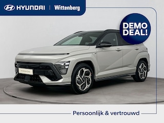 Hyundai Kona 1.6 GDI HEV N Line Sky | Incl. €3500,- Smart Bonus! | Schuifdak | Op bestelling | Stoel + stuurverwarming | Bluelink app | Navigatie | Camera | Adaptive cruise control |