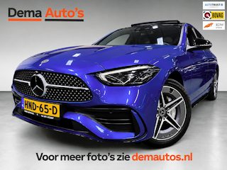 Mercedes-Benz C-klasse 300 e AMG BLACK-LINE 313PK PANO/V-COCKPIT/NAVI/DAB/CARPLAY/CAM///