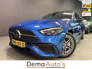 Mercedes-Benz C-klasse 300 e AMG BLACK-LINE 313PK PANO/V-COCKPIT/NAVI/DAB/CARPLAY/CAM///
