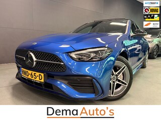 Mercedes-Benz C-klasse 300 e AMG BLACK-LINE 313PK PANO/V-COCKPIT/NAVI/DAB/CARPLAY/CAM///