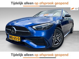 Mercedes-Benz C-klasse 300 e AMG BLACK-LINE 313PK PANO/V-COCKPIT/NAVI/DAB/CARPLAY/CAM///