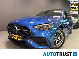 Mercedes-Benz C-klasse 300 e AMG BLACK-LINE 313PK PANO/V-COCKPIT/NAVI/DAB/CARPLAY/CAM///