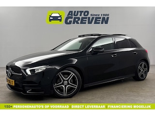 Mercedes-Benz A-klasse 180 d AMG Pano LED Virtual Camera Carplay Clima Cruise Navi PDC 18"LMV