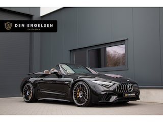 Mercedes-Benz SL 63 4MATIC+ | BTW | ACC | 360 Cam | Burmester 3D | Manufaktur Designo Nappa | Massage | Dynamic+ | Lift | Achterasbesturing | Track Pace | Airscarf | Carbon | Head Up | Keyless | Led | Ambiance | 21"| 585PK | Roadster |