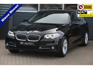 BMW 520d High Exe 2e eigenaar Gr.Navi | ECC | Xenon | Cruise | Stoelverw | PDC | Tel Bluetooth | Standkachel | LMV | Dealer onderhouden | Zeer nette