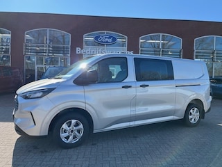 Ford Transit Custom Trend DCL2H1 320 150PK MT6 BPM VRIJ I DUBBEL CABINE I 150PK I 5Pers. I CAMERA I DUBBELE SCHUIFDEUR 5 JAAR GARANTIE I LM VELGEN I LED KOPLAMPEN
