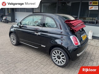 Fiat 500 1.2 Lounge Cabriolet. weinig km, zeer goede staat