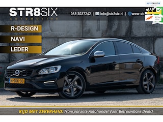 Volvo S60 1.6 T3 150PK R-Design AUT6 | Navi | Leder/Alcantara | 18" LM velgen | Clima | Cruise | PDC | LED