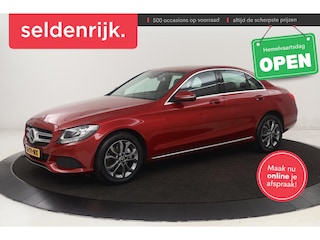Mercedes-Benz C-klasse 200 CDI Avantgarde | Adaptive cruise | Stoelverwarming | Carplay | Park Assist | Half leder | Navigatie | Dodehoek detectie | Climate control