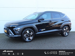 Hyundai Kona 1.6 GDI HEV Premium / Stoelverwarming & Verkoeling / Navigatie + Apple Carplay/Android Auto / Cruise Control Adaptief / Bose / Lederen Bekleding /