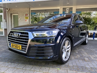 Audi Q7 NEDERLANDS GELEVERDE AUTO 3.0 TDI ultra quattro Pro Line S 7persoons Panoramadak/ Luchtvering/Elektr. achterklep/Navi Full Map/Luxe Lederen bekl./Xenon/Achteruitrijcamera/Stop&Co/S Line extr./Parkeersens. V+A/Verw. Sportstoelen en Multif. Stuur/Schakel mogel. stuur/Elektr. zwenkb.