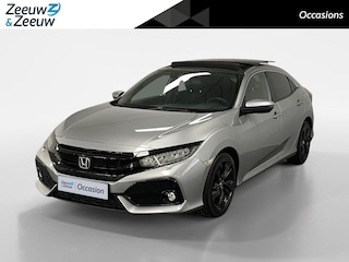 Honda Civic 1.0 i-VTEC Premium AUTOMAAT CAMERA AIRCO APPLE CARPLAY ANDROID AUTO SCHUIFKANTELDAK DODEHOEKDETECTIE ADAPTIEVE CRUISE CONTROLE ZEER MOOIE AUTO