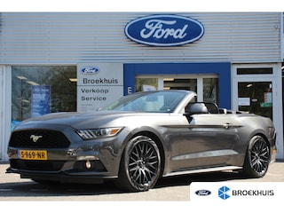 Ford Mustang Convertible Ford 2.3EB | EU-MODEL | DEALER OH! | LEDER | CUSTOM PACK | STOELVERARMING + KOELING | PERFECTE STAAT! | CAMERA | NAVI | CLIMA | CRUISE | SHAKER AUDIO