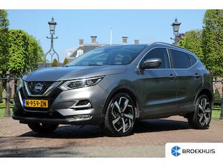Nissan Qashqai 1.3 DIG-T Tekna | DEALER OH! | CRUISE | AFNEEMBARE TREKHAAK | HALF LEDER | ALL-SEASON BANDEN | 19" LM. VELGEN |