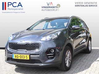 Kia Sportage PARELTJE * 1.6 GDI DynamicLine 130 Pk Benzine 4-Cilinders met 1.400 Kg Trekvermogen. * Navigatie * Trekhaak * DAB Radio * Achteruitrij Camera * Climate & Cruise Control * Hoge Zit *** Zéér nette Automobiel *** Vingerhoets: Vierde Generatie Eersteklas Service !