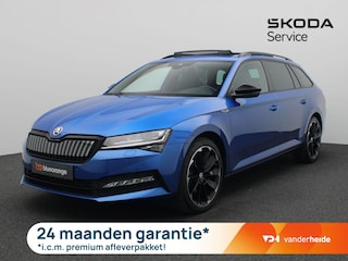 Skoda Superb Combi 1.4 TSI iV Sportline Business 218PK DSG Pano-Schuifdak, Keyless, Adaptieve Cruise Controle, 360gr. Camera, Stoel-Stuurverwarming, Side Assist, Virtual Cockpit, 19" LM Velgen
