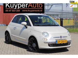 Fiat 500 1.2 Sport ,,nap,, parelmoer HALF LEDER