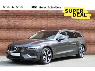 Volvo V60 T6 AWD AUT8 350PK Ultra Bright | Bowers & Wilkins audiosysteem | 360 graden camera | 19" Lichtmetalen velgen | Panoramisch schuif-/kanteldak | Lederbekleed Dashboard | Stoelverwarming | Stuurwielverwarming |