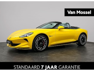 MG Cyberster Trophy Extended Range 77kWh | Showroommodel | 507 KM Bereik WLTP | Zwarte Kap | Rood Leder | Inca Yellow