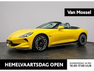 MG Cyberster Trophy Extended Range 77kWh | Showroommodel | 507 KM Bereik WLTP  | Zwarte Kap | Rood Leder | Inca Yellow