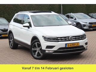 Volkswagen Tiguan 2.0 TSI 4Motion Highline / Vol opties! / Panoramadak / Camera / Head-up / Leder / 18'' / Keyless / Dynaudio / Apple CarPlay / Standverwarming / Naavigatie / DAB / Dodehoek / Stoelverwarming / ACC