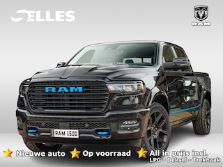 Dodge Ram 1500 2025 3.0L HURRICANE LARAMIE Night Premium | BPM VRIJ | NIEUW | 5 Jaar Garantie | Color Pack | Panoramadak | Luchtvering