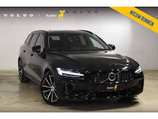 Volvo V60 T6 253PK AWD Ultra Dark / Navigatie / Adaptieve Cruisecontrol / Elektrische Stoelen / Harman Kardon / LM Velgen / Trekhaak /
