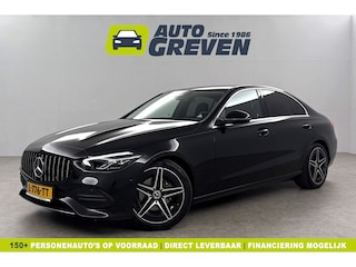 Mercedes-Benz C-klasse 180 AMG Luxury Line 170PK Sfeerverl. Camera Carplay LED Trekhaak Burmester Clima Cruise Navi Virtual 18"LMV PDC