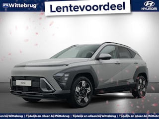 Hyundai Kona 1.6 GDI HEV Premium Met Lederen Bekleding, Stoelverwarming en Navigatie Uit voorraad leverbaar!