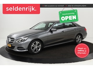 Mercedes-Benz E-klasse 220 BlueTEC Avantgarde | Leder | Stoelverwarming | Full LED | Park Assist | Navigatie | Camera | Climate control | Cruise control