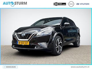 Nissan Qashqai 1.5 e-Power Tekna Plus | Panoramadak | Nappa Leder | BOSE Audio | Geheugenstoel | 20'' Velgen | Head-Up Display | Stuur- + Stoelverwarming | Rijklaarprijs!